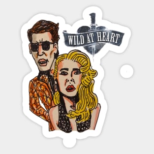 WILD AT HEART Sticker